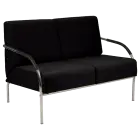 SPA 2 chrom, látka BONDAI BN7 (8033) - látka černá